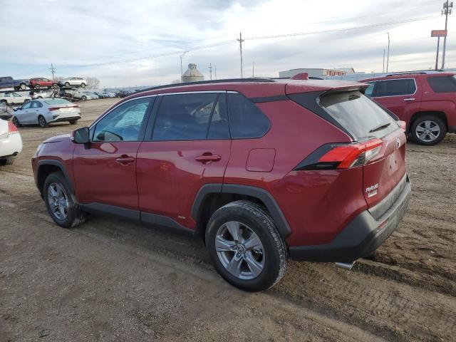 4T3RWRFV8NU062424 - 2022 TOYOTA RAV4 XLE RED photo 2