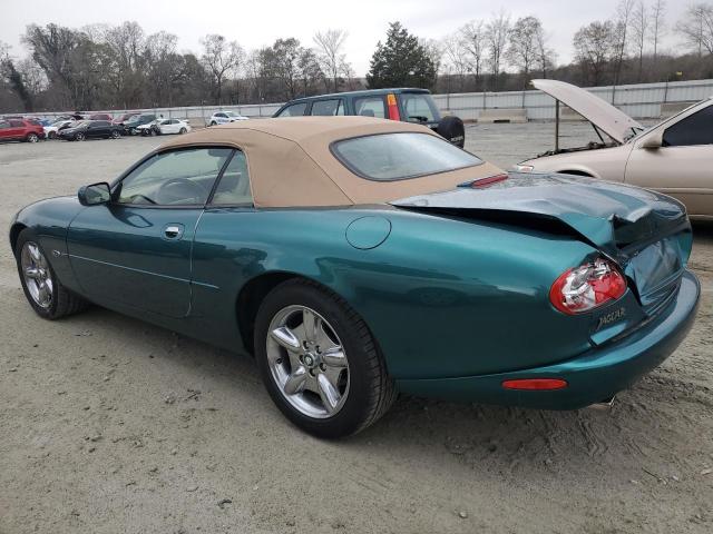 SAJGX2742VC004895 - 1997 JAGUAR XK8 TEAL photo 2