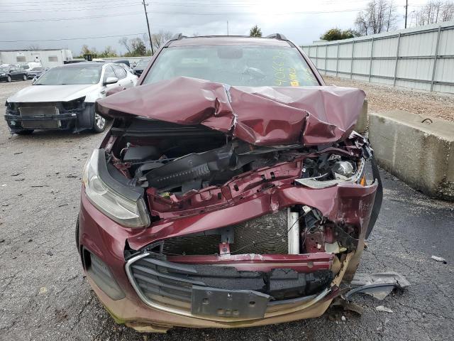 3GNCJLSB2HL149154 - 2017 CHEVROLET TRAX 1LT MAROON photo 5