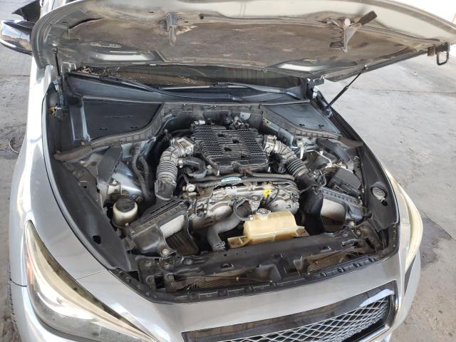 JN1BV7AP3EM689842 - 2014 INFINITI Q50 BASE GRAY photo 11