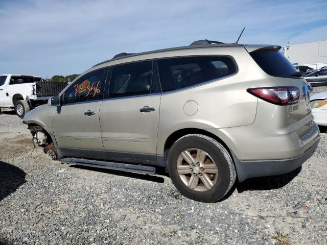 1GNKRGKDXDJ104350 - 2013 CHEVROLET TRAVERSE LT TAN photo 2