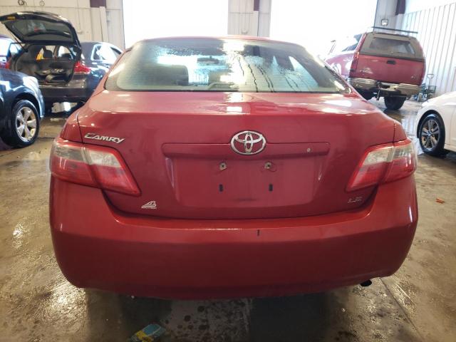 4T4BE46K59R094040 - 2009 TOYOTA CAMRY BASE RED photo 6