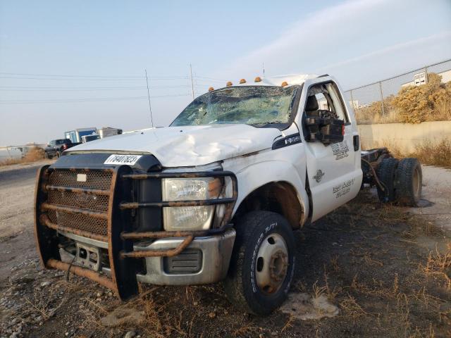 1FDRF3HT9EEB51592 - 2014 FORD F350 SUPER DUTY WHITE photo 1