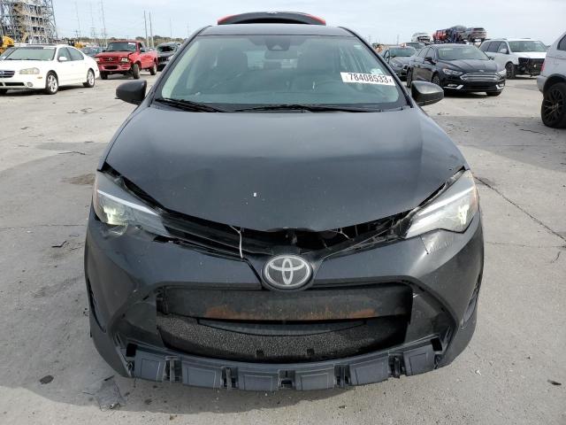 5YFBURHE9KP866306 - 2019 TOYOTA COROLLA L BLACK photo 5