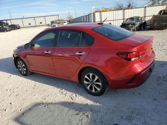 3KPA24AD8ME415538 - 2021 KIA RIO LX RED photo 2