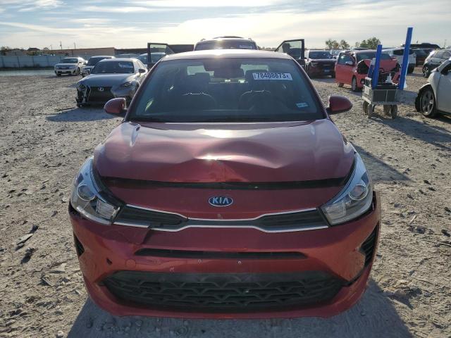 3KPA24AD8ME415538 - 2021 KIA RIO LX RED photo 5