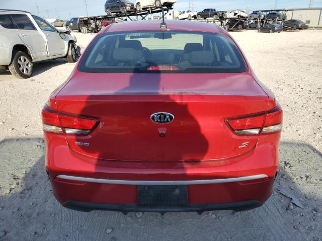 3KPA24AD8ME415538 - 2021 KIA RIO LX RED photo 6