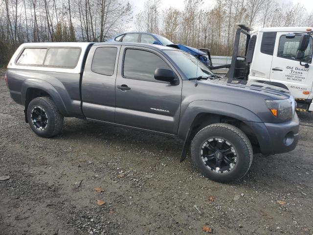 5TFUX4EN0BX002611 - 2011 TOYOTA TACOMA ACCESS CAB GRAY photo 4