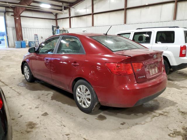 KNAFU4A25C5592733 - 2012 KIA FORTE EX RED photo 2