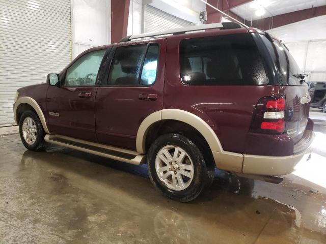 1FMEU74E17UA53992 - 2007 FORD EXPLORER EDDIE BAUER BURGUNDY photo 2