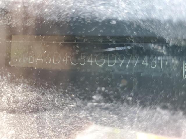 WBA6D4C54GD977431 - 2016 BMW 650 I GRAN COUPE BLACK photo 12