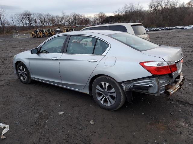 1HGCR2F38DA053658 - 2013 HONDA ACCORD LX SILVER photo 2