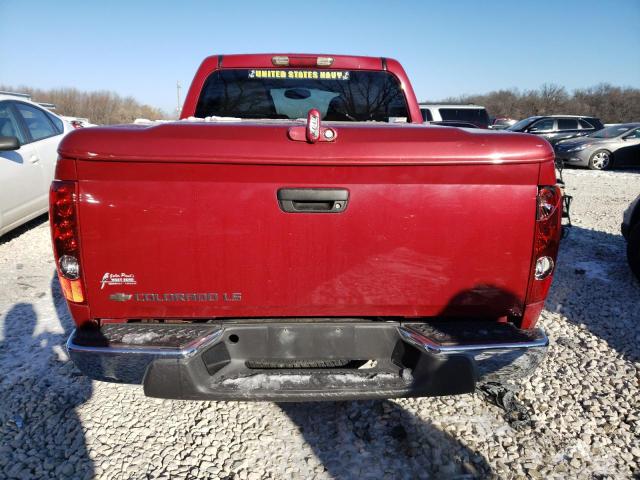 1GCDT136048206621 - 2004 CHEVROLET COLORADO RED photo 6