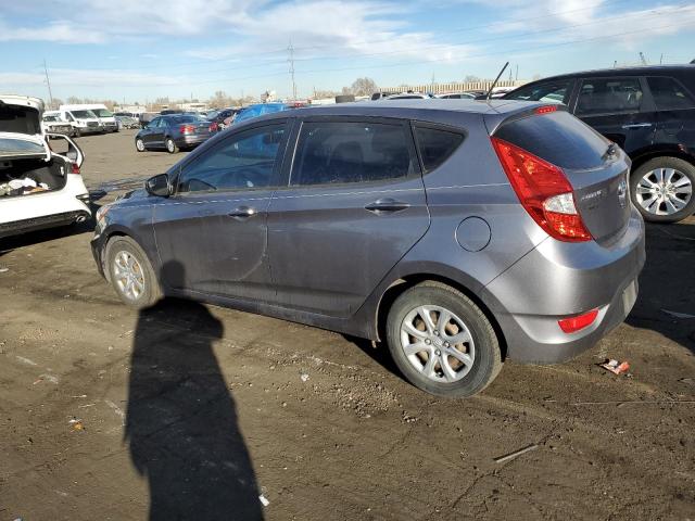 KMHCT5AE1EU180869 - 2014 HYUNDAI ACCENT GLS GRAY photo 2