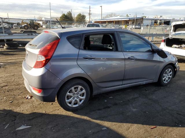 KMHCT5AE1EU180869 - 2014 HYUNDAI ACCENT GLS GRAY photo 3