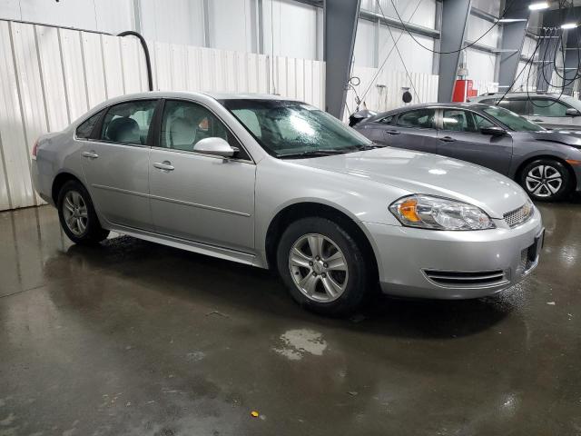 2G1WF5E30D1101244 - 2013 CHEVROLET IMPALA LS SILVER photo 4