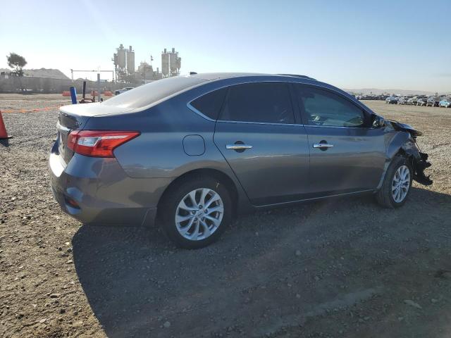 3N1AB7APXKL606482 - 2019 NISSAN SENTRA S GRAY photo 3