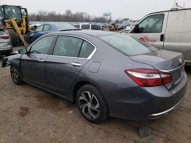 1HGCR2F34HA201858 - 2017 HONDA ACCORD LX GRAY photo 2