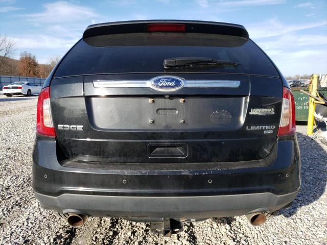 2FMDK4KC8DBA22127 - 2013 FORD EDGE LIMITED BLACK photo 6