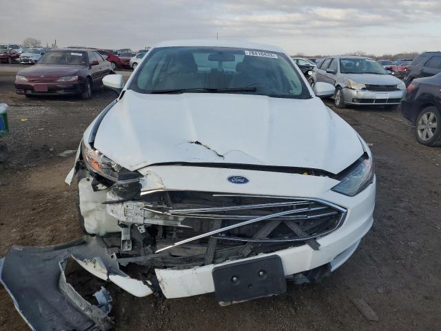 3FA6P0LU5JR188154 - 2018 FORD FUSION SE HYBRID WHITE photo 5