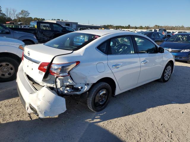 3N1AB7AP5KY244743 - 2019 NISSAN SENTRA S WHITE photo 3