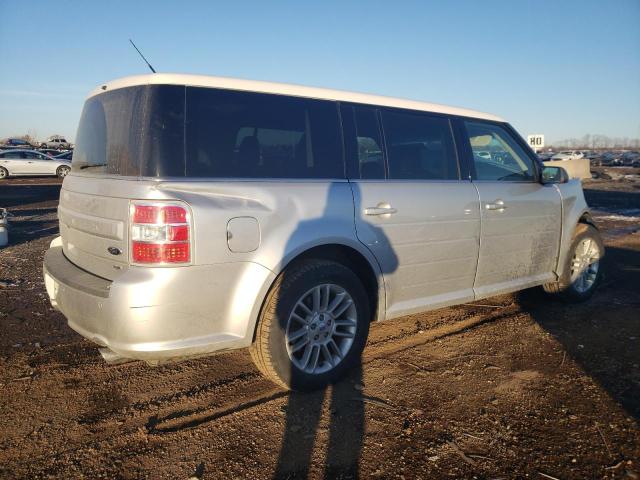 2FMHK6C84DBD06958 - 2013 FORD FLEX SEL SILVER photo 3