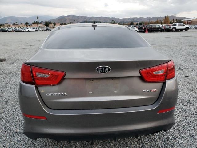 5XXGR4A78FG437159 - 2015 KIA OPTIMA SX GRAY photo 6