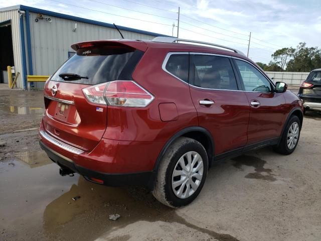 JN8AT2MT0GW018621 - 2016 NISSAN ROGUE S RED photo 3