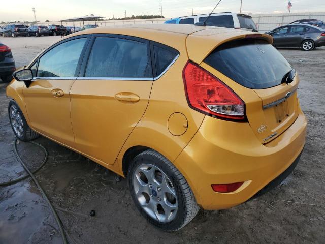 3FADP4FJ7DM203593 - 2013 FORD FIESTA TITANIUM YELLOW photo 2