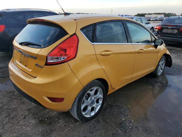 3FADP4FJ7DM203593 - 2013 FORD FIESTA TITANIUM YELLOW photo 3