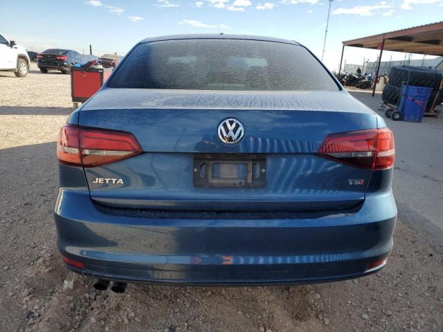 3VW2B7AJ8HM297818 - 2017 VOLKSWAGEN JETTA S BLUE photo 6