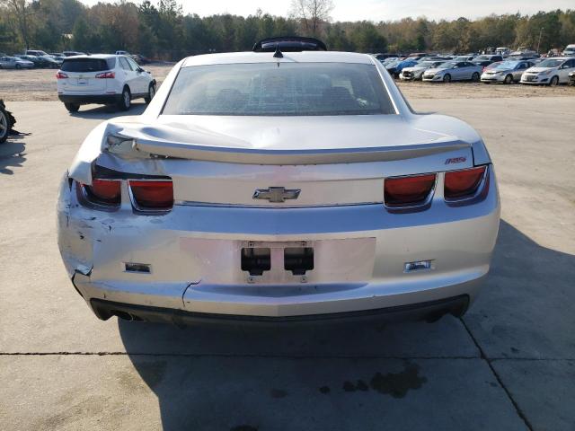 2G1FG1EV4A9123946 - 2010 CHEVROLET CAMARO LT SILVER photo 6