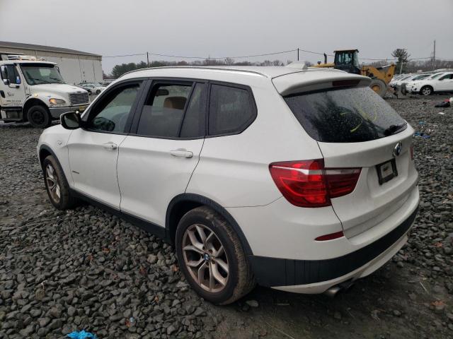 5UXWX7C55E0E77845 - 2014 BMW X3 XDRIVE35I WHITE photo 2