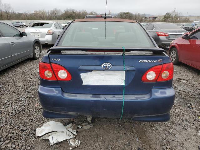 1NXBR32E36Z694835 - 2006 TOYOTA COROLLA CE BLUE photo 6