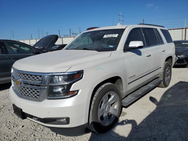 1GNSCBKCXHR310089 - 2017 CHEVROLET TAHOE C1500 LT WHITE photo 1