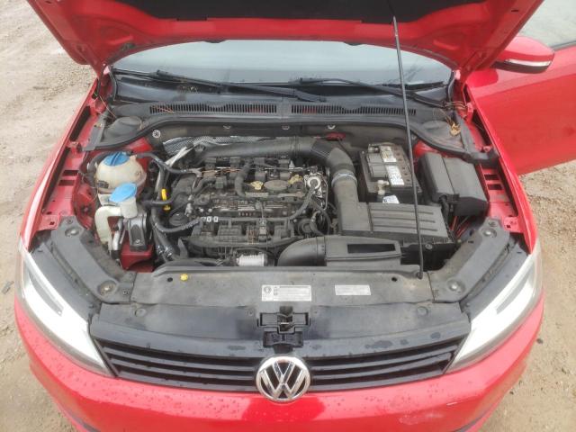 3VWD07AJ8EM370079 - 2014 VOLKSWAGEN JETTA SE RED photo 11