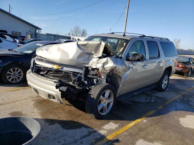 1GNSKJE7XER124897 - 2014 CHEVROLET SUBURBAN K1500 LT TAN photo 1