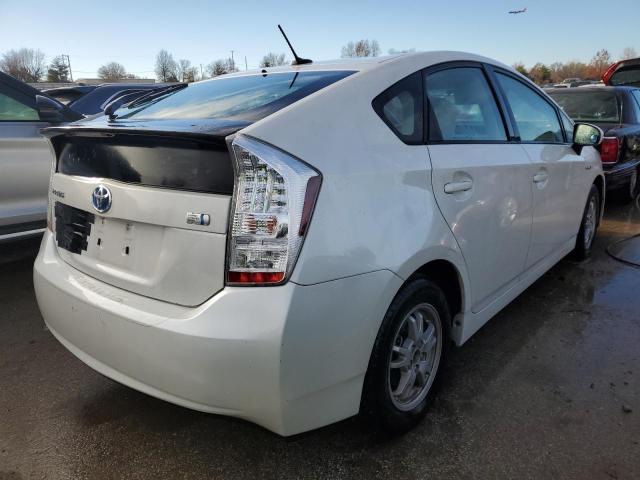 JTDKN3DU7A0035337 - 2010 TOYOTA PRIUS WHITE photo 3