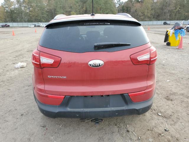 KNDPB3A25D7477840 - 2013 KIA SPORTAGE BASE RED photo 6