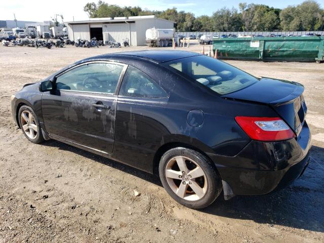 2HGFG12827H581684 - 2007 HONDA CIVIC EX BLACK photo 2