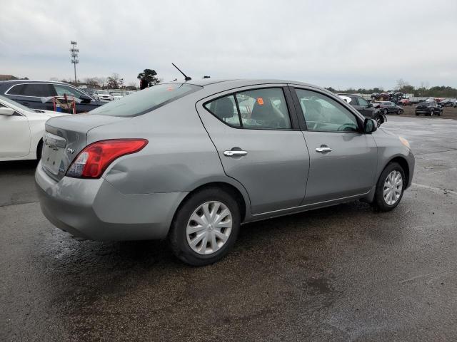 3N1CN7AP0CL858890 - 2012 NISSAN VERSA S GRAY photo 3