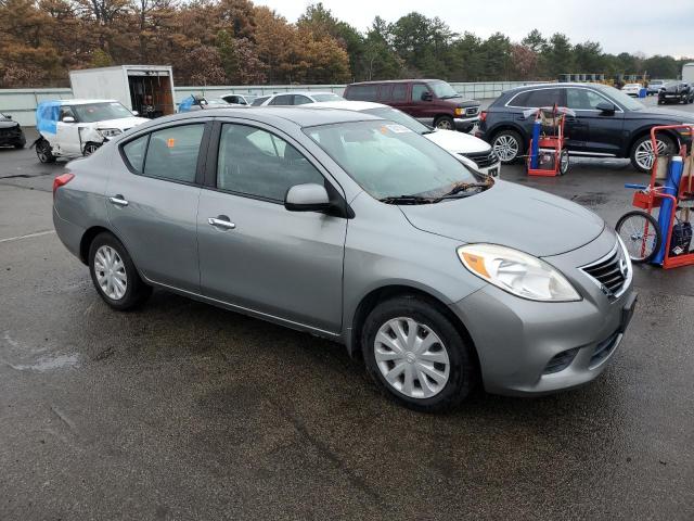 3N1CN7AP0CL858890 - 2012 NISSAN VERSA S GRAY photo 4