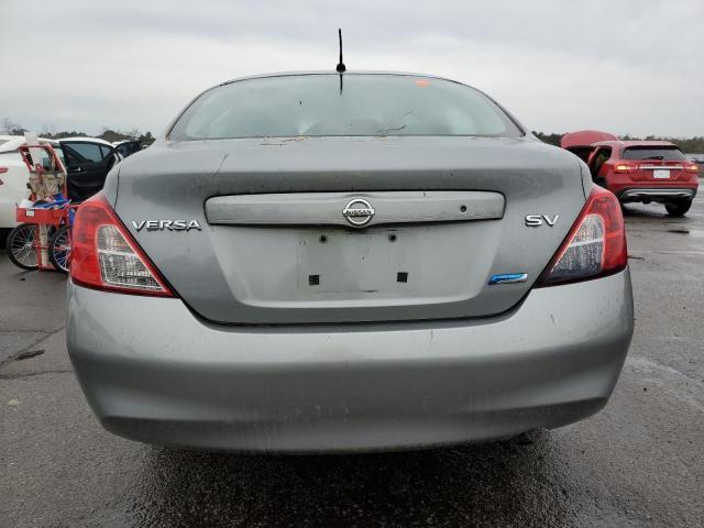 3N1CN7AP0CL858890 - 2012 NISSAN VERSA S GRAY photo 6