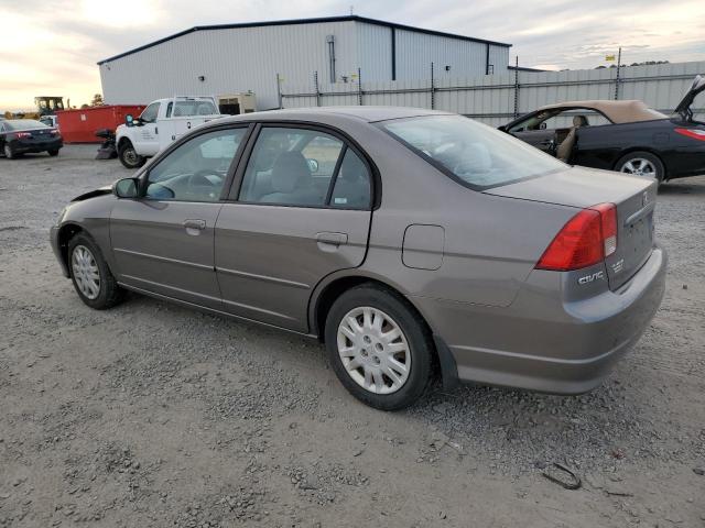 2HGES16534H567797 - 2004 HONDA CIVIC LX GRAY photo 2