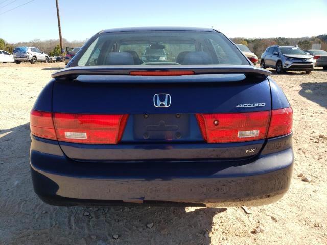 1HGCM56745A074074 - 2005 HONDA ACCORD EX BLUE photo 6