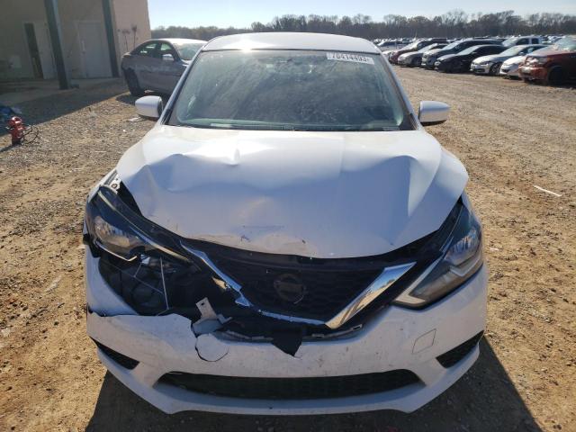 3N1AB7AP9HY404812 - 2017 NISSAN SENTRA S WHITE photo 5