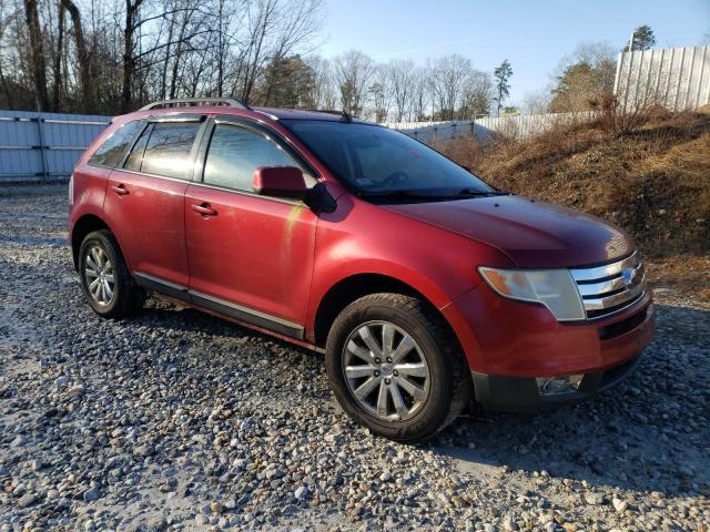 2FMDK48C68BA20891 - 2008 FORD EDGE SEL RED photo 4