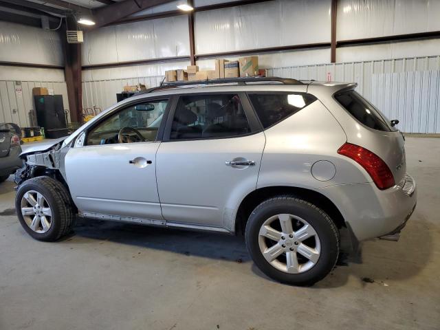 JN8AZ08T17W521281 - 2007 NISSAN MURANO SL SILVER photo 2