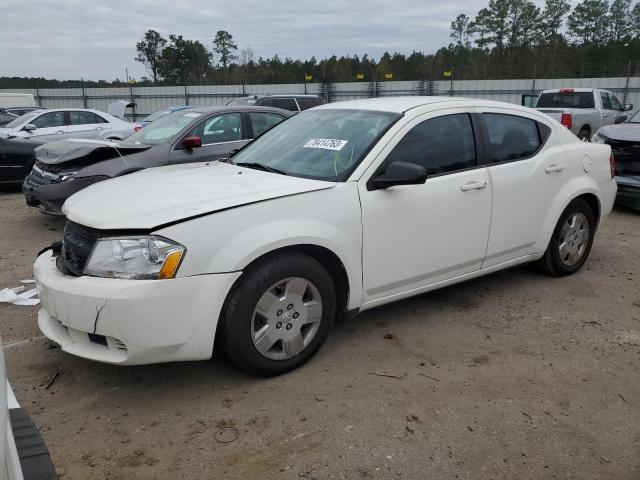 1B3CC4FB7AN174450 - 2010 DODGE AVENGER SXT WHITE photo 1