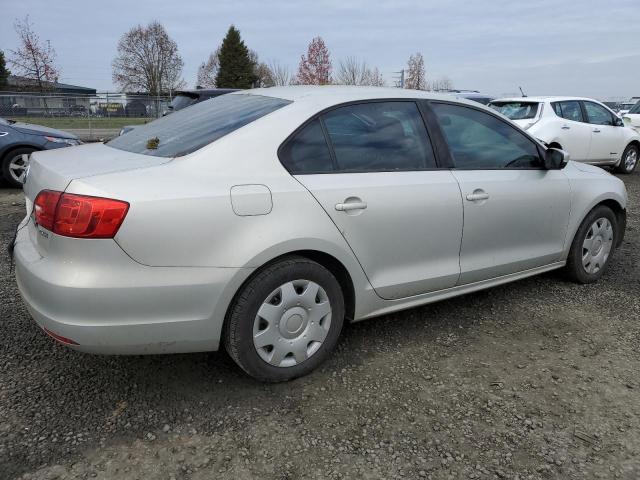 3VWDZ7AJ3BM370086 - 2011 VOLKSWAGEN JETTA SE SILVER photo 3